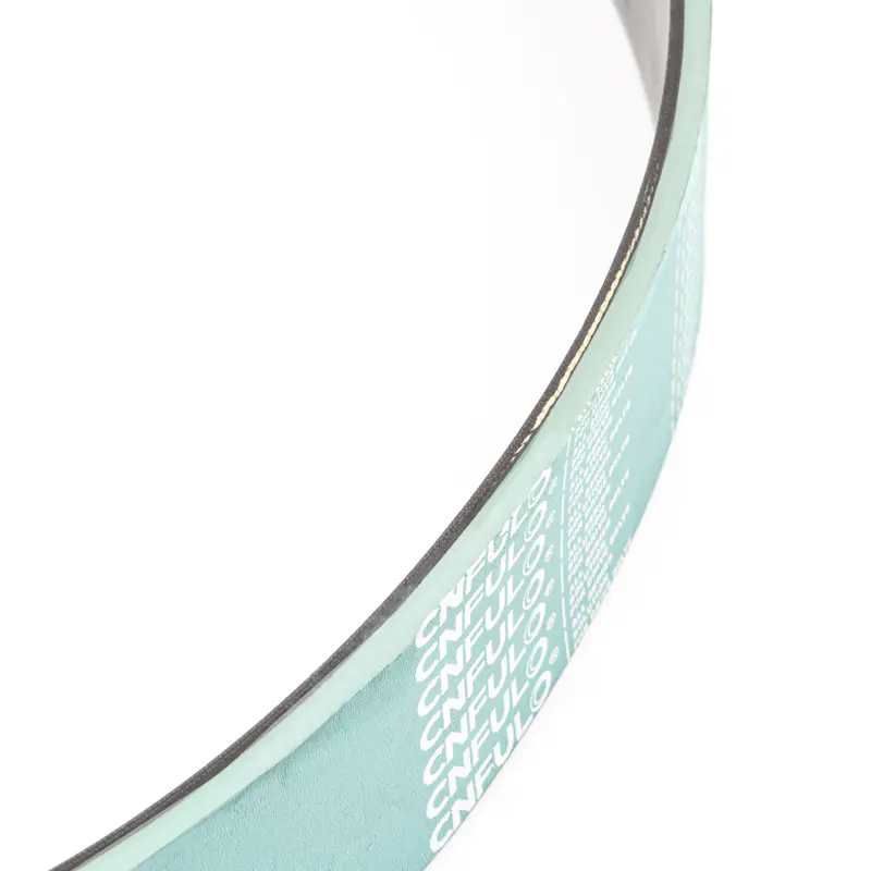How does the construction of a wide angle V-belt contribute to its durability and resistance to wear?